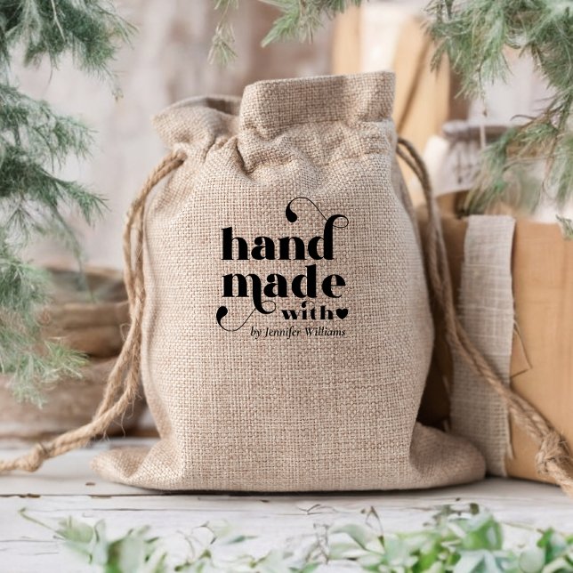 Handgefertigt mit Liebe Herz Permastempel (Von Creator hochgeladen)