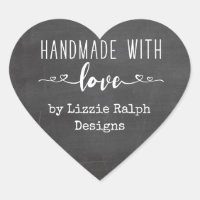 Handgefertigt mit Liebe mit benutzerdefinierter Ch