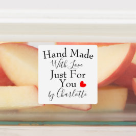 Handgefertigt mit Liebe nur für Sie Personalisiert Etiketten