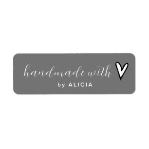 Handgefertigt mit Liebe Produkt Pastell-Monogramm-