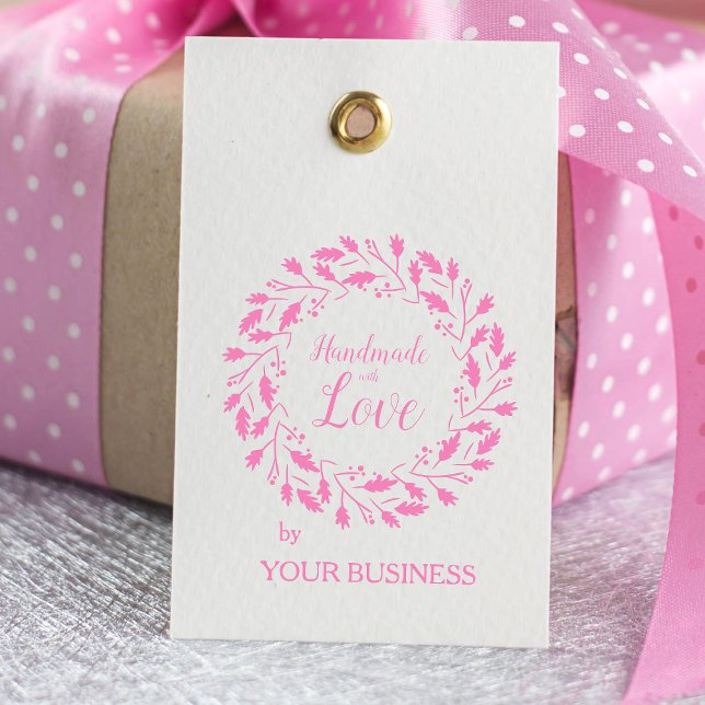 Handgefertigt mit Liebe Quotierdesign Gummistempel (Von Creator hochgeladen)