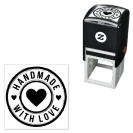 Handgefertigt mit Liebe-Selbstfarben-Briefmarke Permastempel