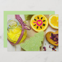 Handgefertigt mit Liebe Soap Maker Weihnachtsbaum  Dankeskarte