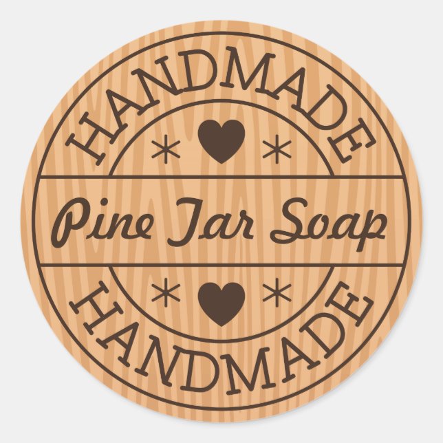 Handgefertigte Briefmarke des benutzerdefinierten  Runder Aufkleber (Vorderseite)