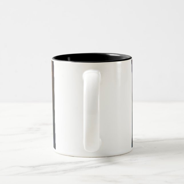 "Handgefertigte Cup-Kreationen: Steigen Sie Ihre S Zweifarbige Tasse (Henkel)