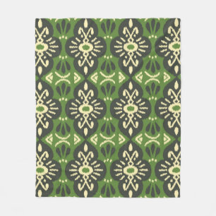 Handgefertigte Ikat-Gewebe. Ethnische nahtlose Mus Fleecedecke