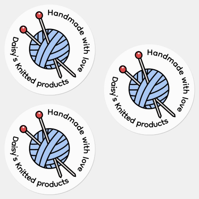 Handgefertigte Knetformen Personalisiert Etiketten (Gruppe)