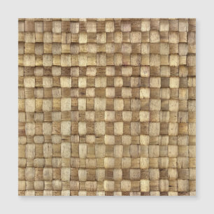 Handgefertigte Körbe Nahtlose Textur Magnetkarte