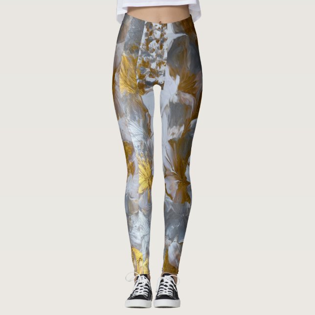  handgefertigte Kunstwerke  Leggings (Vorderseite)