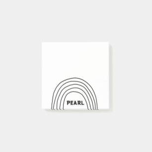 Handgefertigte Kurven CUSTOM Monogramm Personalisi Post-it Klebezettel