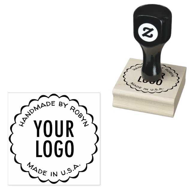 Handgefertigte Logos aus Gummi-Briefmarke skaliert Gummistempel (Stempel)