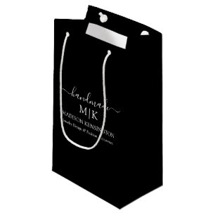 Handgefertigte Monogramme oder Logokombinationen Kleine Geschenktüte