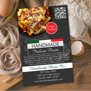 Handgefertigte Pasta-Manufaktur Flyer