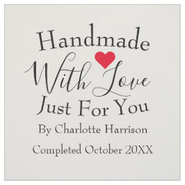 Handgefertigte Personalisierte Quilt-Nähmarken Stoff