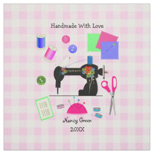 Handgefertigte Personalisierte Quilt-Nähmarken Stoff