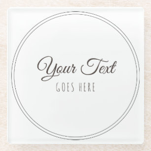 Handgefertigte Produkte Vintag Einfach, trendy-Kra Glasuntersetzer