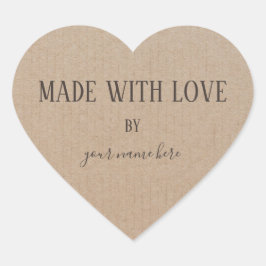 Handgefertigte Produkte Vintag Einfach, trendy-Kra Herz-Aufkleber