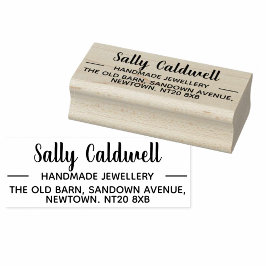 Handgefertigte Schmuck- oder Crafting-Briefmarke Gummistempel