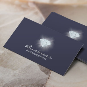 Handgefertigte Schmuckstücke Bright Diamond Elegan Visitenkarte
