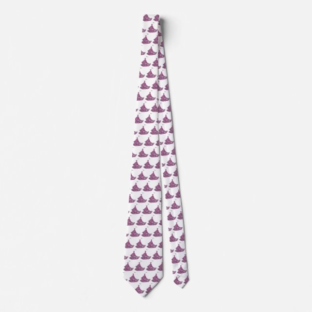 handgefertigte Sketch Neck Tie Krawatte (Vorderseite)