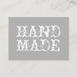 Handgefertigte trendige, einfache moderne Vintage  Visitenkarte