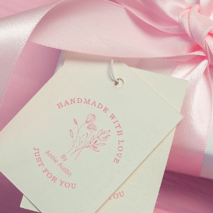 Handgefertigte Wildblumen Bouquet Wreath Business Gummistempel