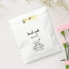 Handgefertigte Ziegenmilch-Seife Personalisiert Mo Geschenktütchen