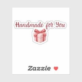 Handgefertigtes Für Dich Etikett | Süße Geschenkve