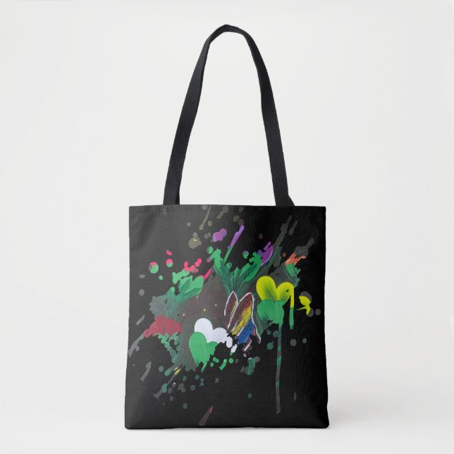 Handgefertigtes Kunstwerk - Schmetterlingsblüte (Vorderseite)