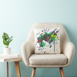 Handgefertigtes Kunstwerk - Schmetterlingsblüte Kissen