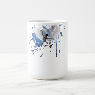 Handgefertigtes Kunstwerk - Tanz mit dem Mond Kaffeetasse