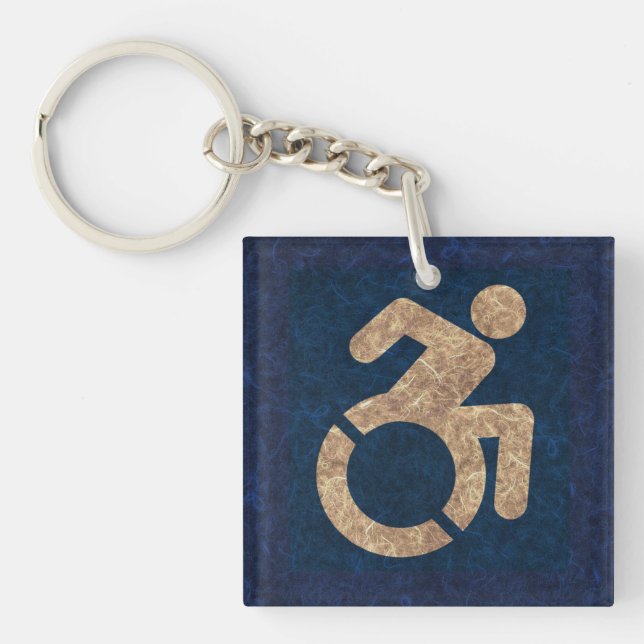 Handgekleidet Schlüsselanhänger (Vorderseite)