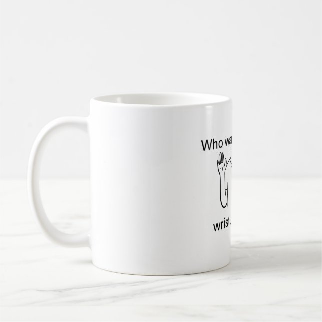 Handgelenksblocker-Tasse Kaffeetasse (Links)