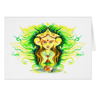 Handgemachte abstrakte Malerei von Lakshmi Durga