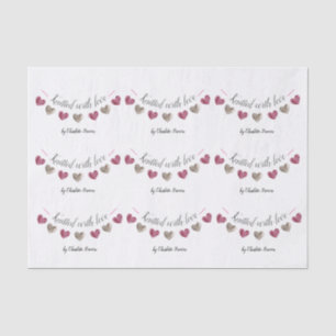 Handgemachte Geschenke "mit Liebe gegossen" Seidenpapier