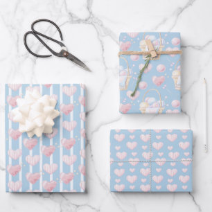 Handgemachte Geschenkstiche Geschenkpapier Set
