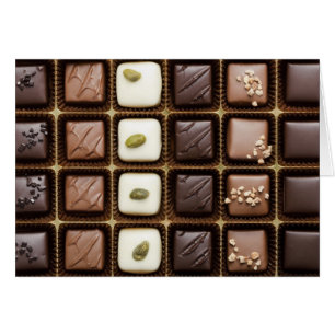 Handgemachte Luxusschokolade in einem Kasten