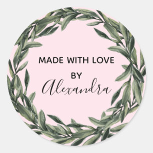 Handgemachte Produkt-Vintage Niederlassungs-Trendy Runder Aufkleber