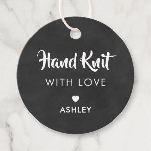Handgemachte Strick mit Liebe, handgemachte Gesche Geschenkanhänger