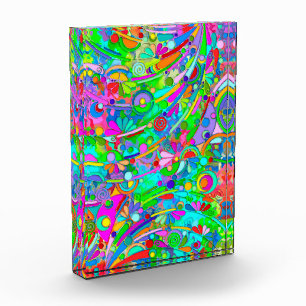Handgemachte und digital gestrichene Muster Art 18 Fotoblock