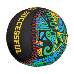 Handgemachte und digital gestrichene Muster Art 21 Baseball