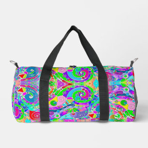 Handgemachte und digital gestrichene Muster Art 22 Duffle Bag