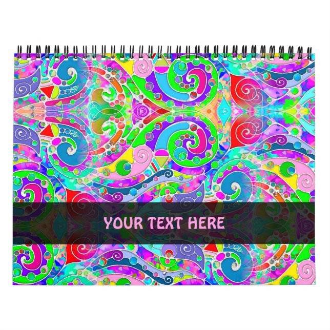 Handgemachte und digital gestrichene Muster Art 22 Kalender (Titelbild)