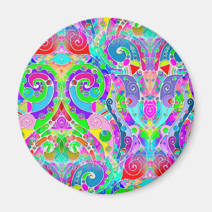 Handgemachte und digital gestrichene Muster Art 22 Magnet