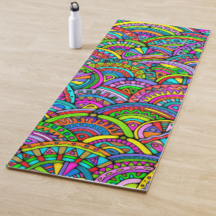 Handgemachte und digital gestrichene Muster Art 27 Yogamatte
