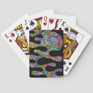 Handgemachte und digital gestrichene Muster Art 28 Spielkarten