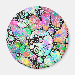 Handgemachte und digital gestrichene Muster Art 31 Magnet