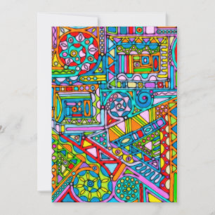 Handgemachte und digital gestrichene Muster Art 53