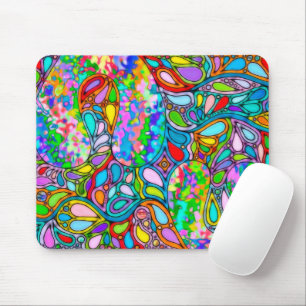 Handgemachte und digital gestrichene Muster Art 54 Mousepad