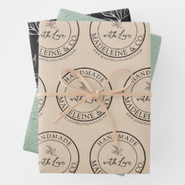 Handgemachte Verpackung Kunsthandwerker-Geschenkgu Geschenkpapier Set